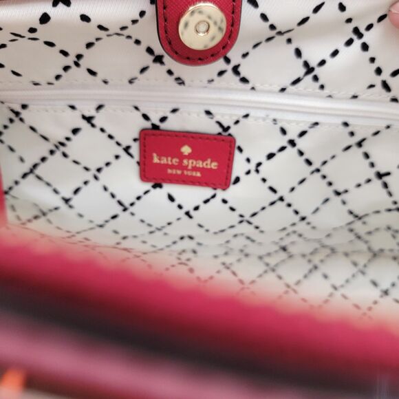 NWOT Kate Spade New York Newbury Red Lane Small Loden Satchel Bag - Picture 3 of 15